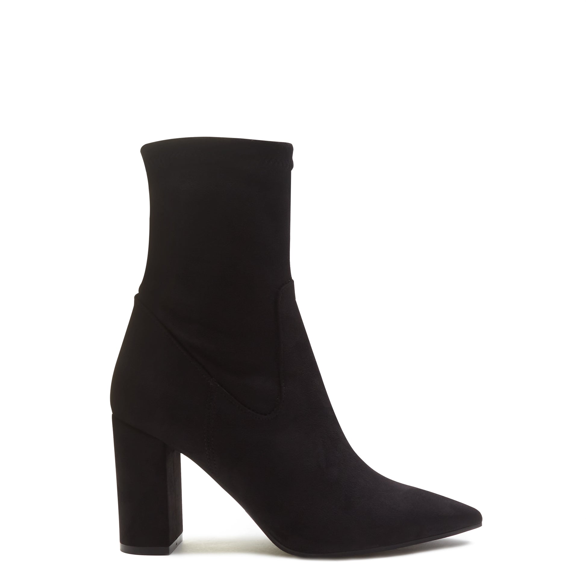 Vendôme Fem black nylon stretch suede heels -  - Isabel Bernard