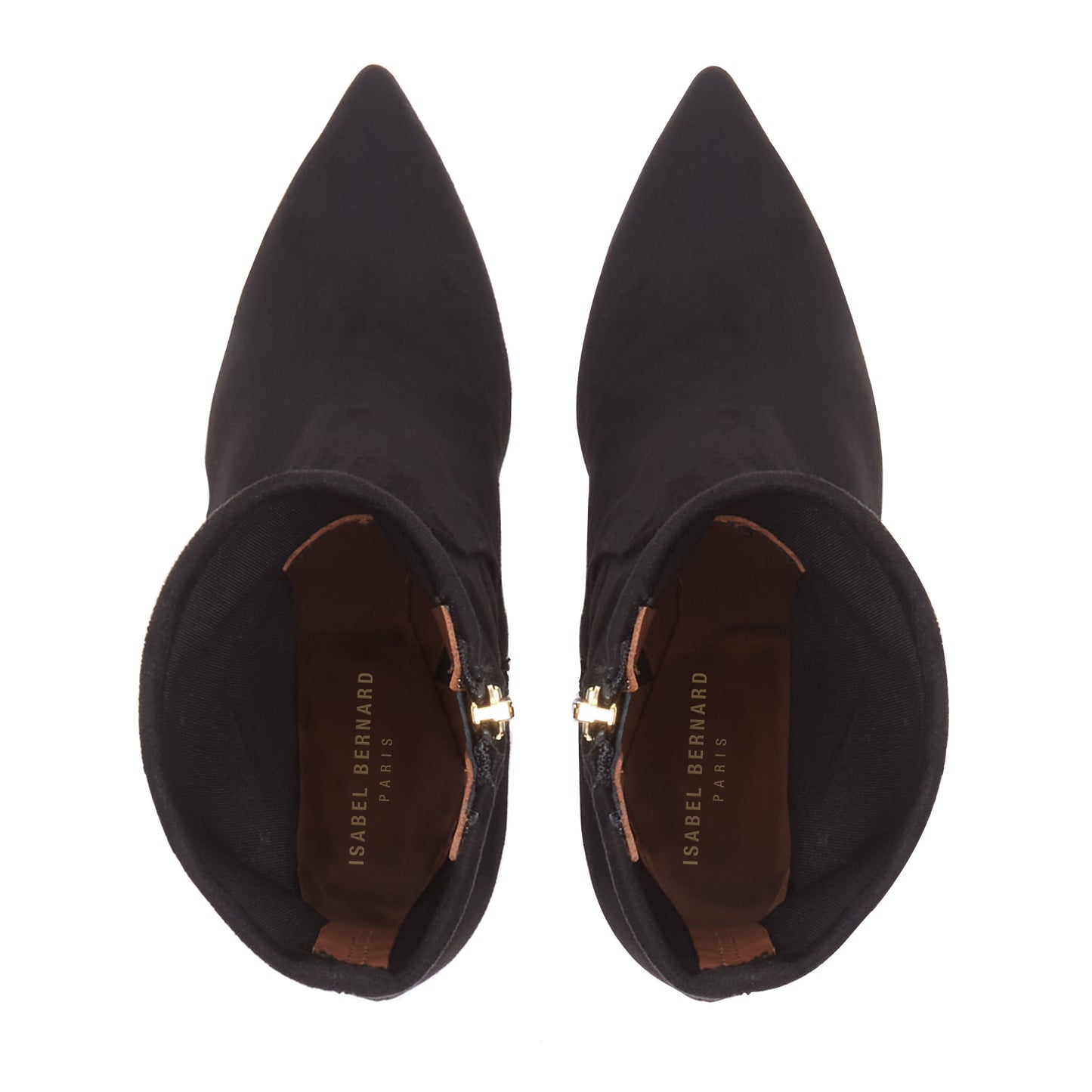 Vendôme Fem black nylon stretch suede heels -  - Isabel Bernard