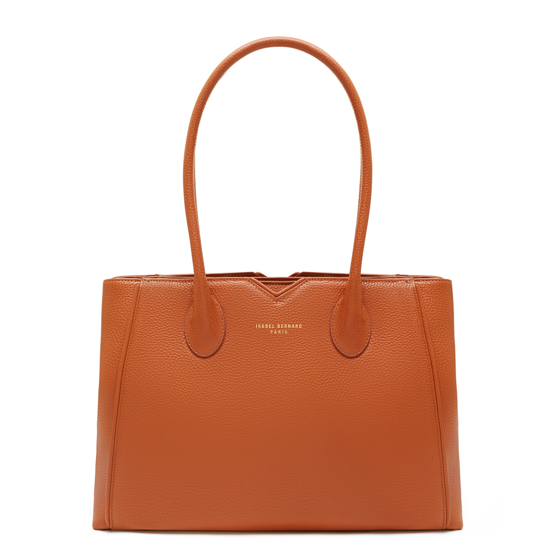 Honoré Cloe cognac calfskin leather handbag -  - Isabel Bernard