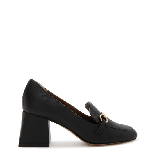 Vendôme Ambre black calfskin leather pumps -  - Isabel Bernard