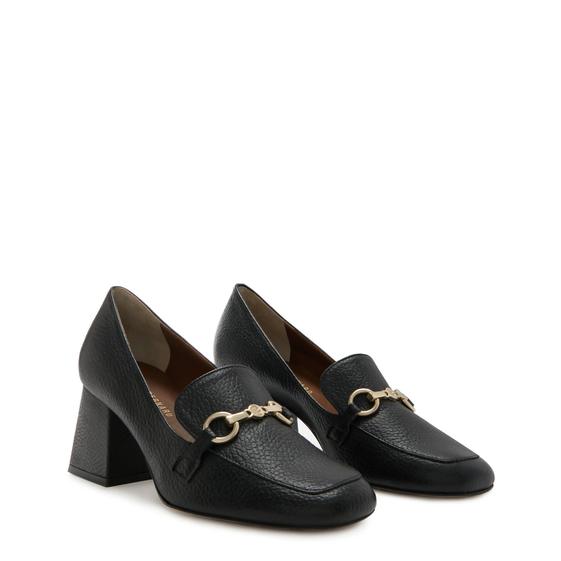 Vendôme Ambre black calfskin leather pumps -  - Isabel Bernard