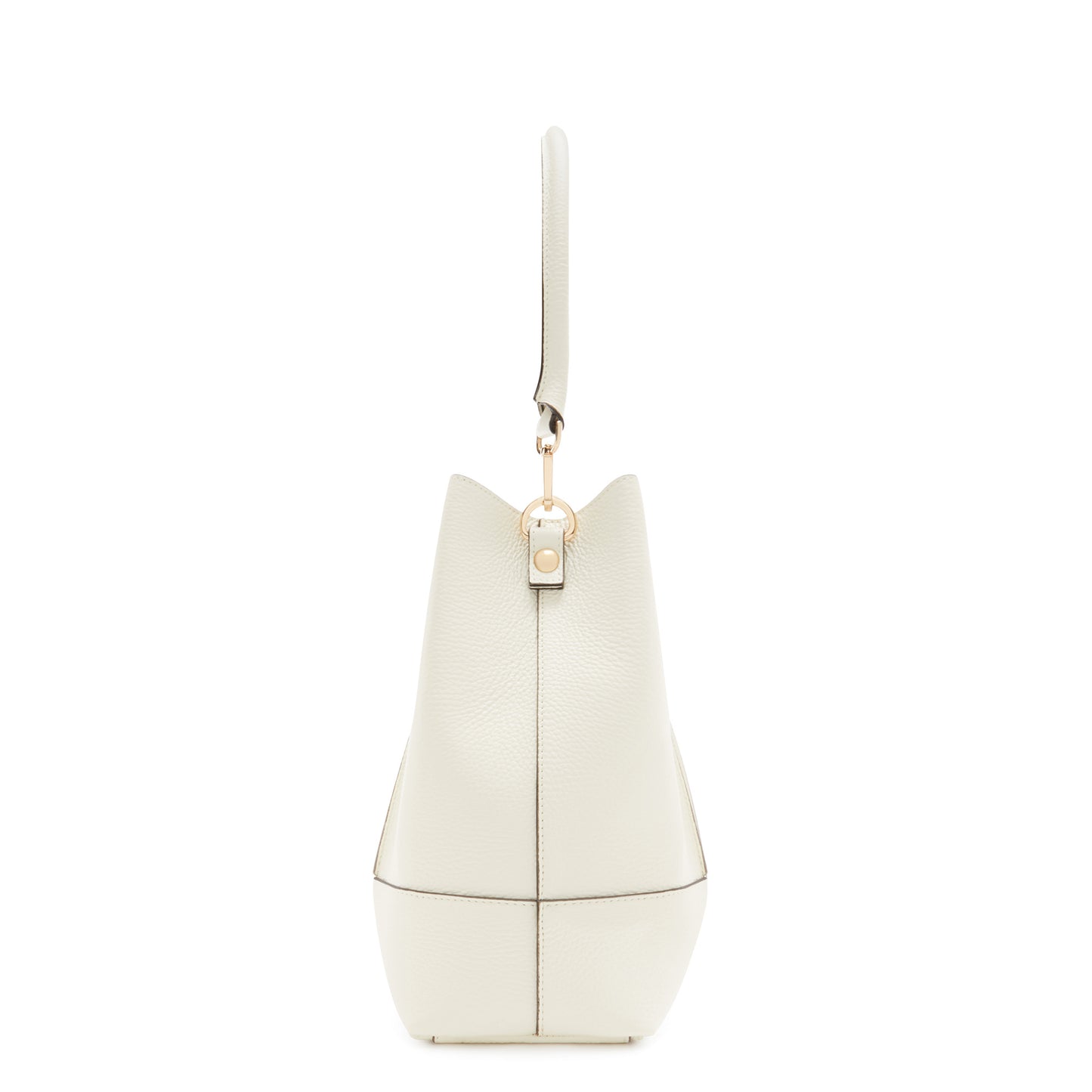 Femme Forte Macie cream calfskin leather shoulder bag -  - Isabel Bernard