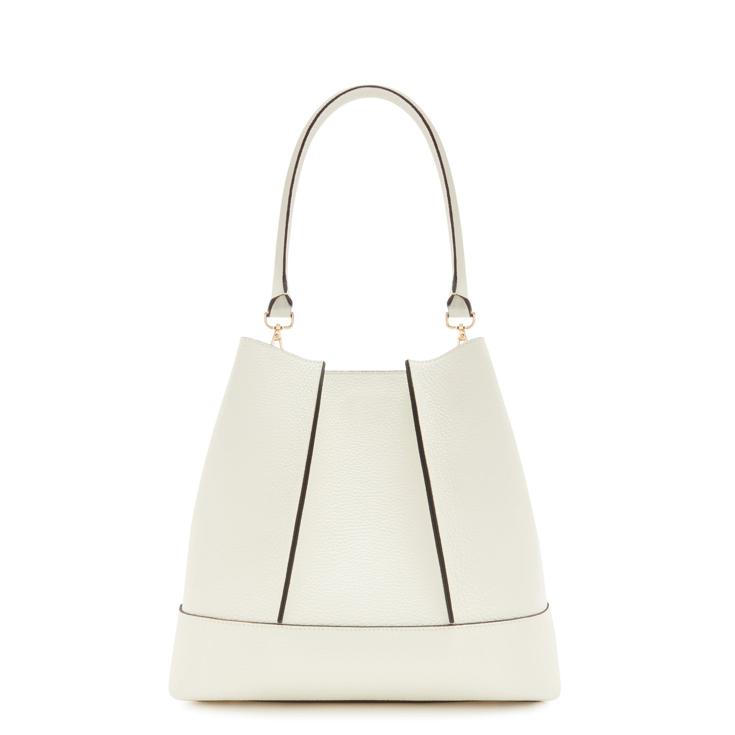 Femme Forte Macie cream calfskin leather shoulder bag -  - Isabel Bernard