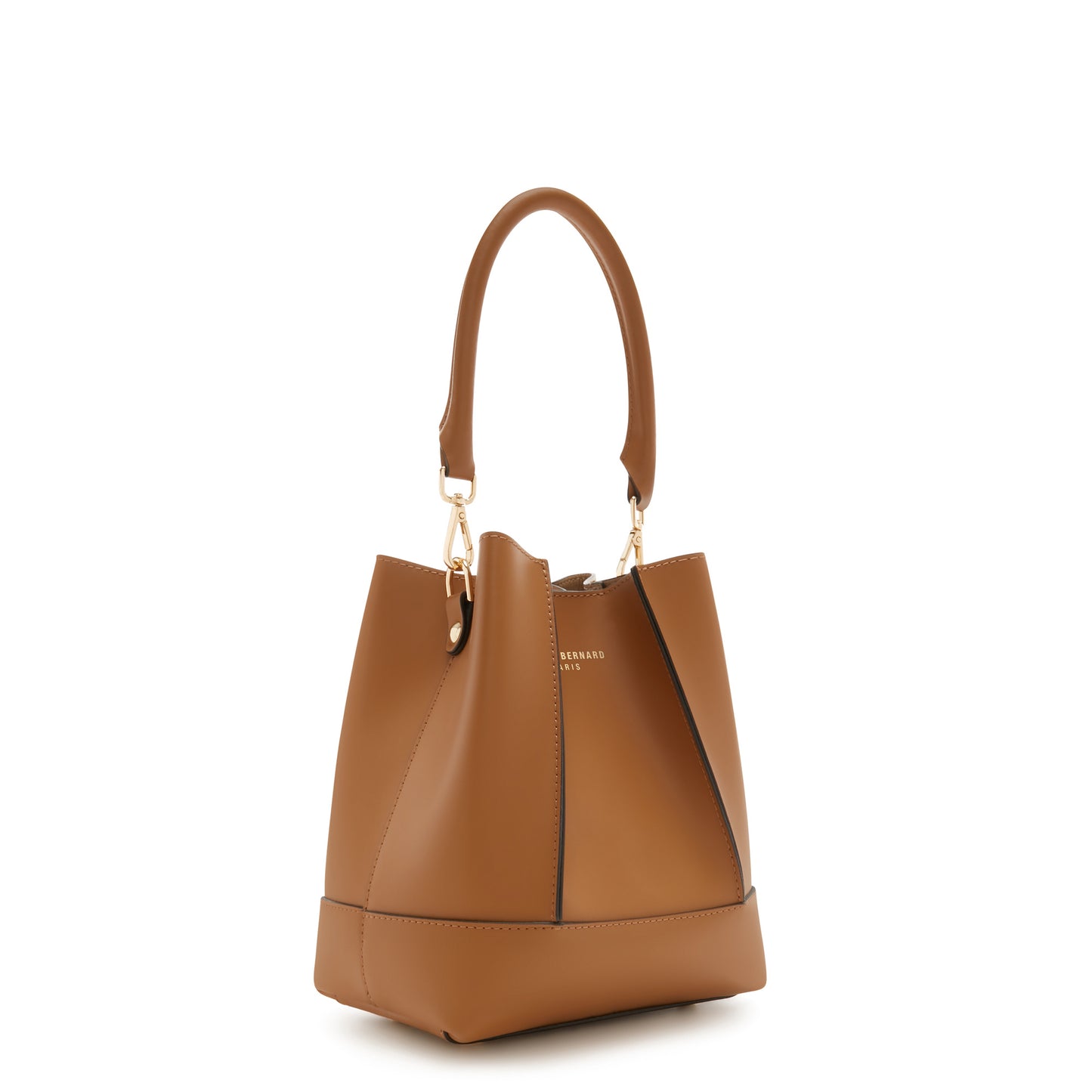 Femme Forte Minette camel calfskin leather handbag -  - Isabel Bernard