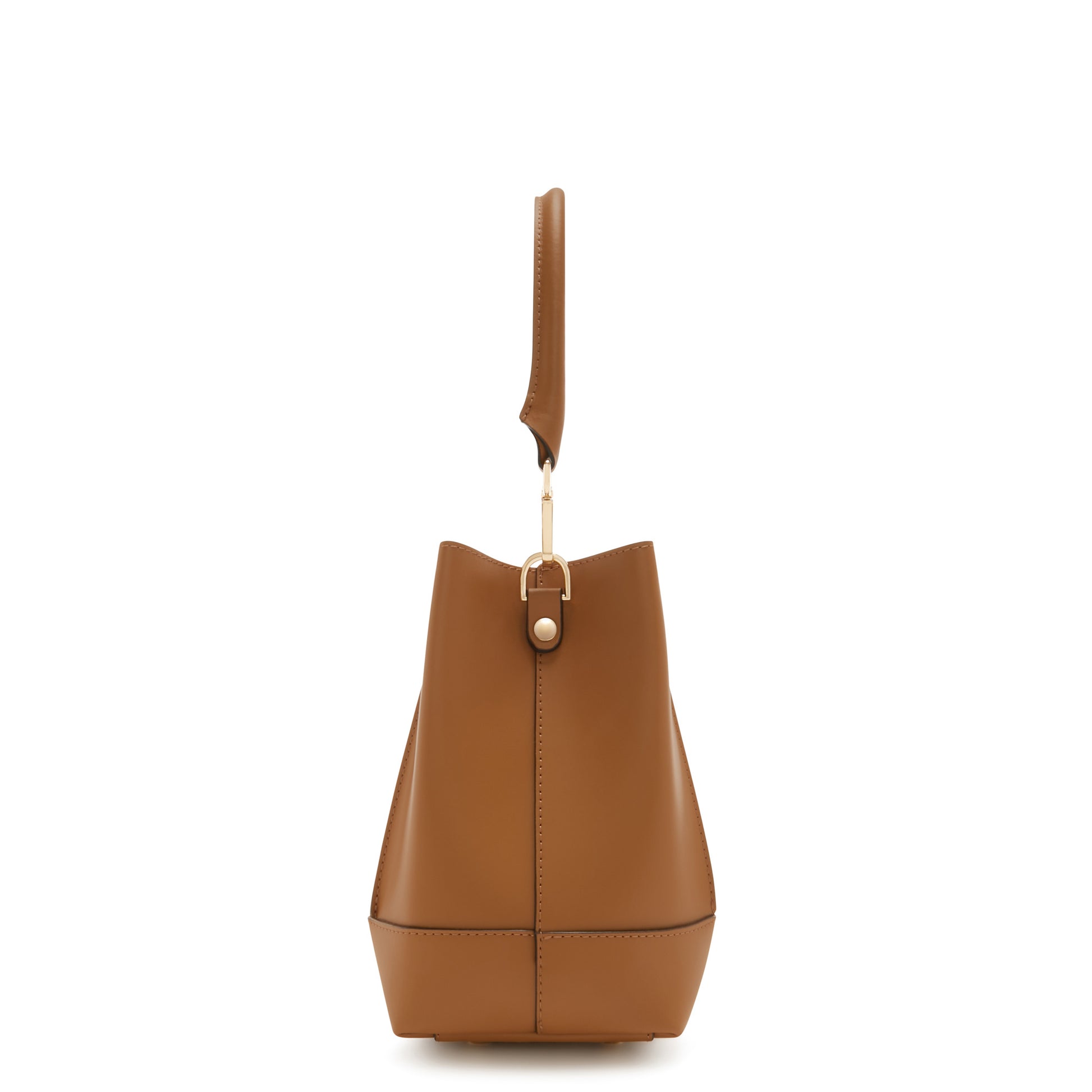 Femme Forte Minette camel calfskin leather handbag -  - Isabel Bernard