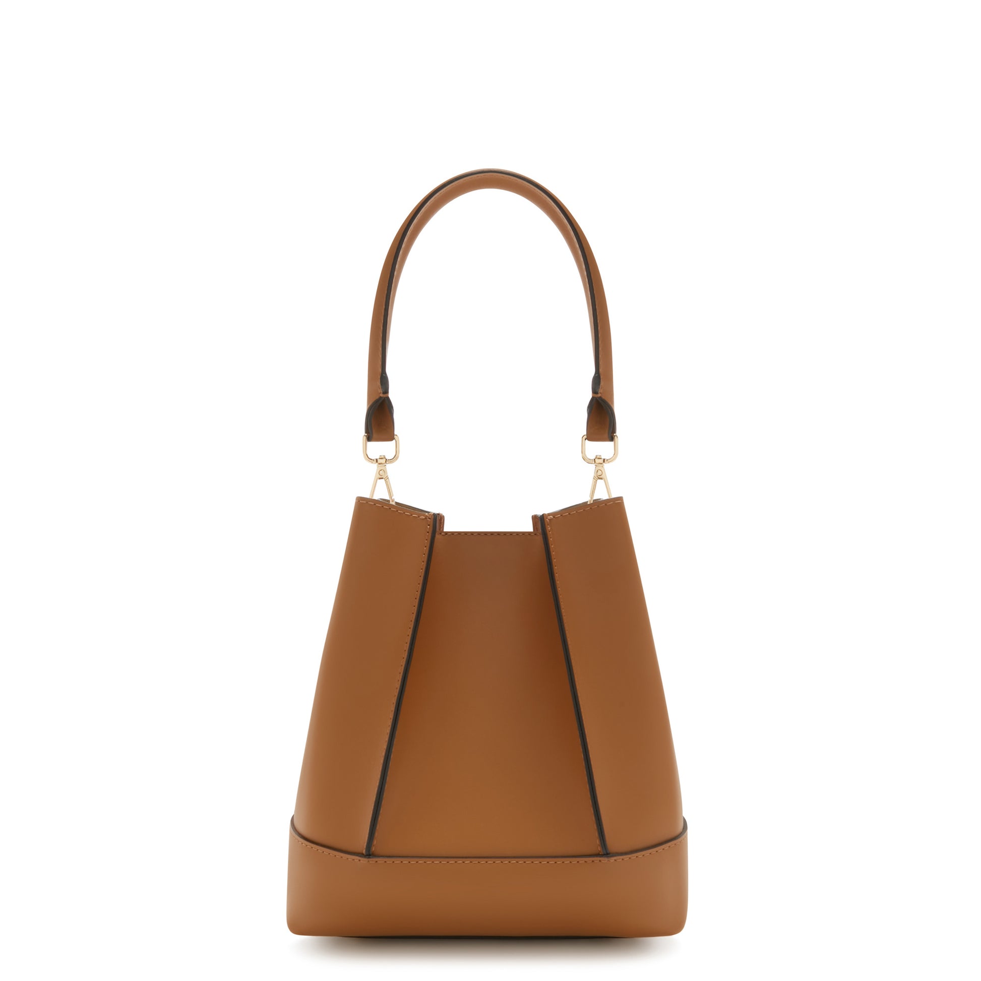 Femme Forte Minette camel calfskin leather handbag -  - Isabel Bernard