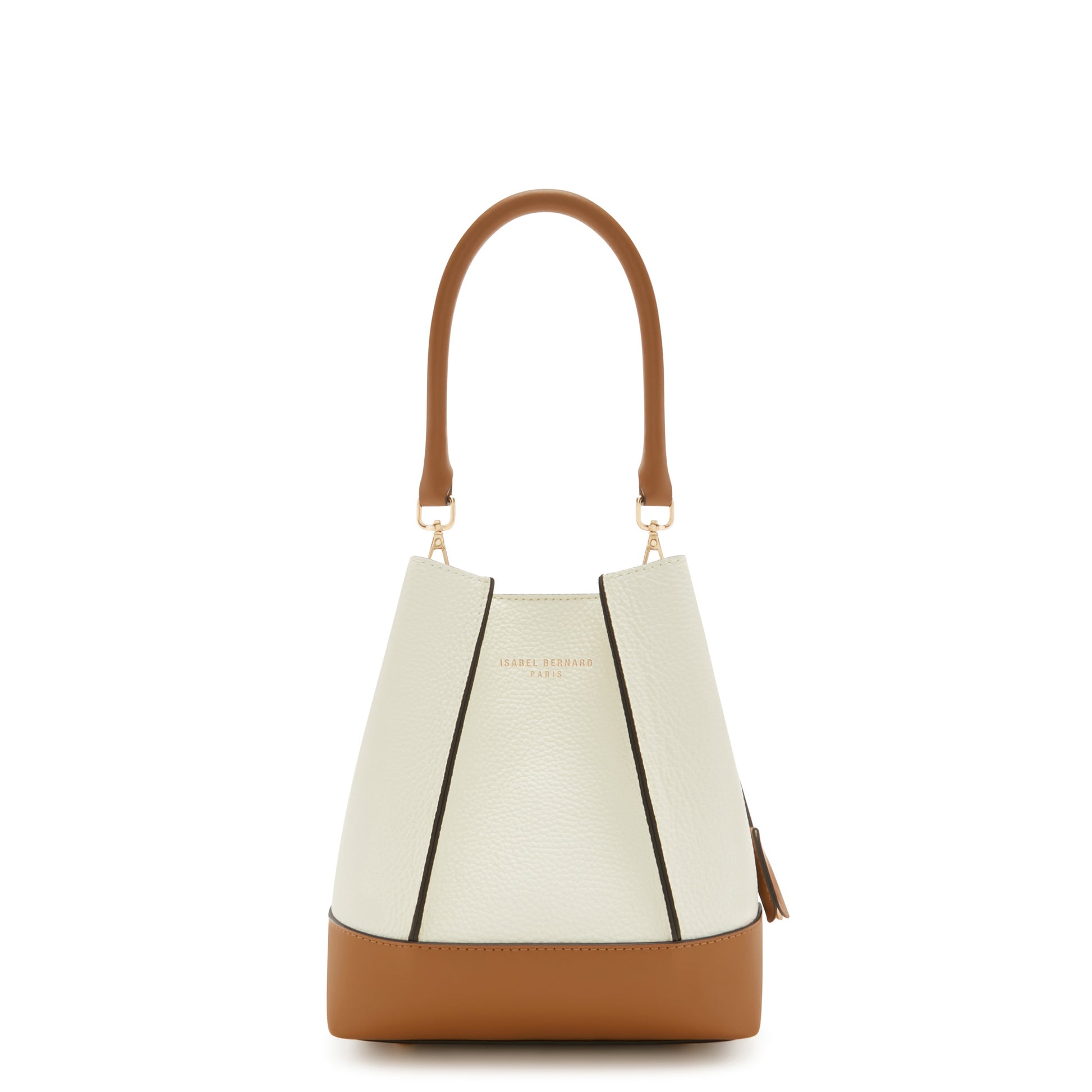 Femme Forte Minette cream calfskin leather handbag -  - Isabel Bernard