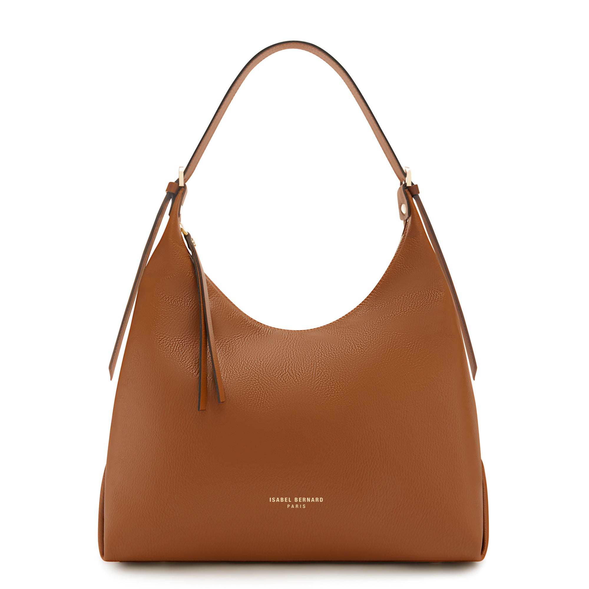 Honoré Muriel cognac calfskin leather shoulder bag