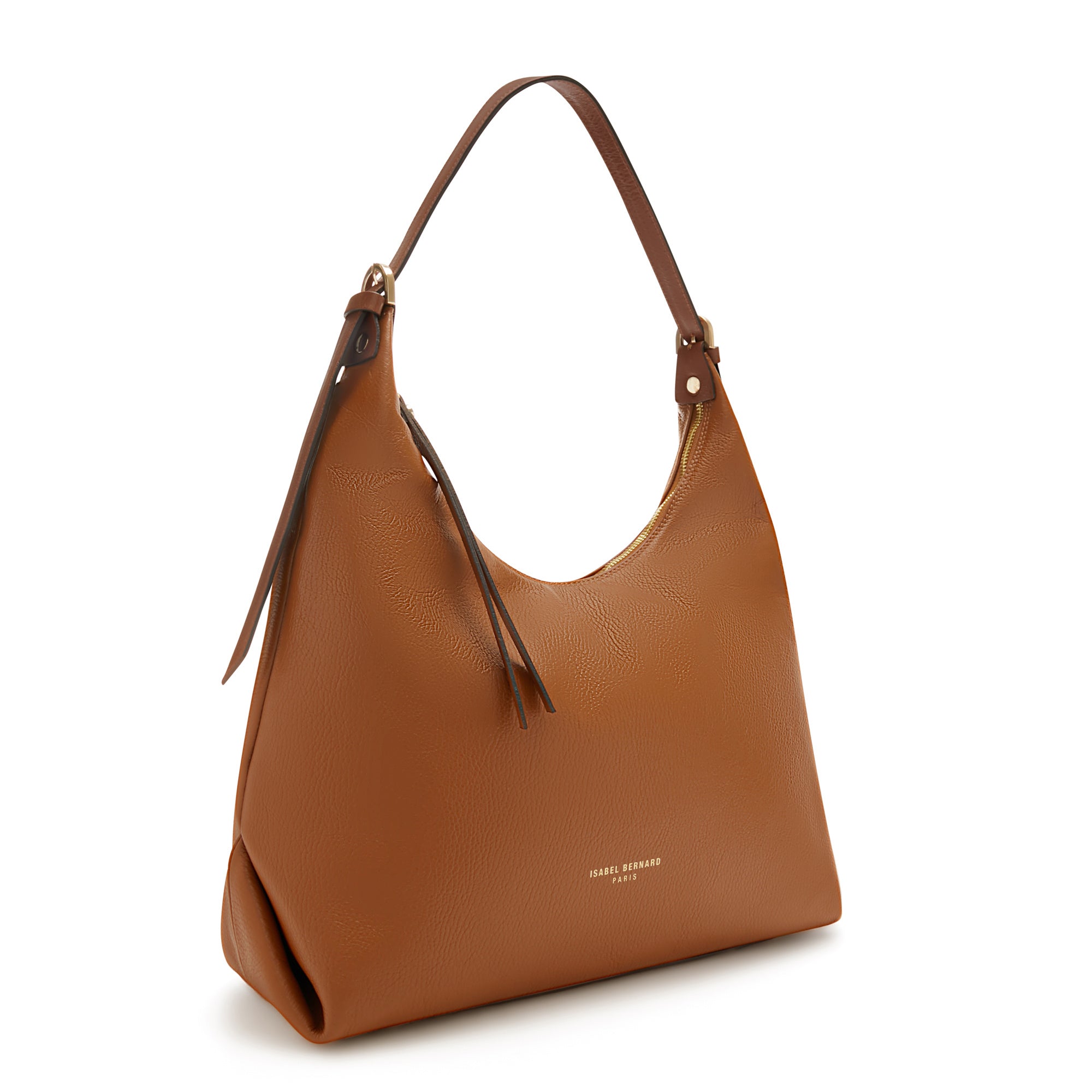 Honoré Muriel cognac calfskin leather shoulder bag