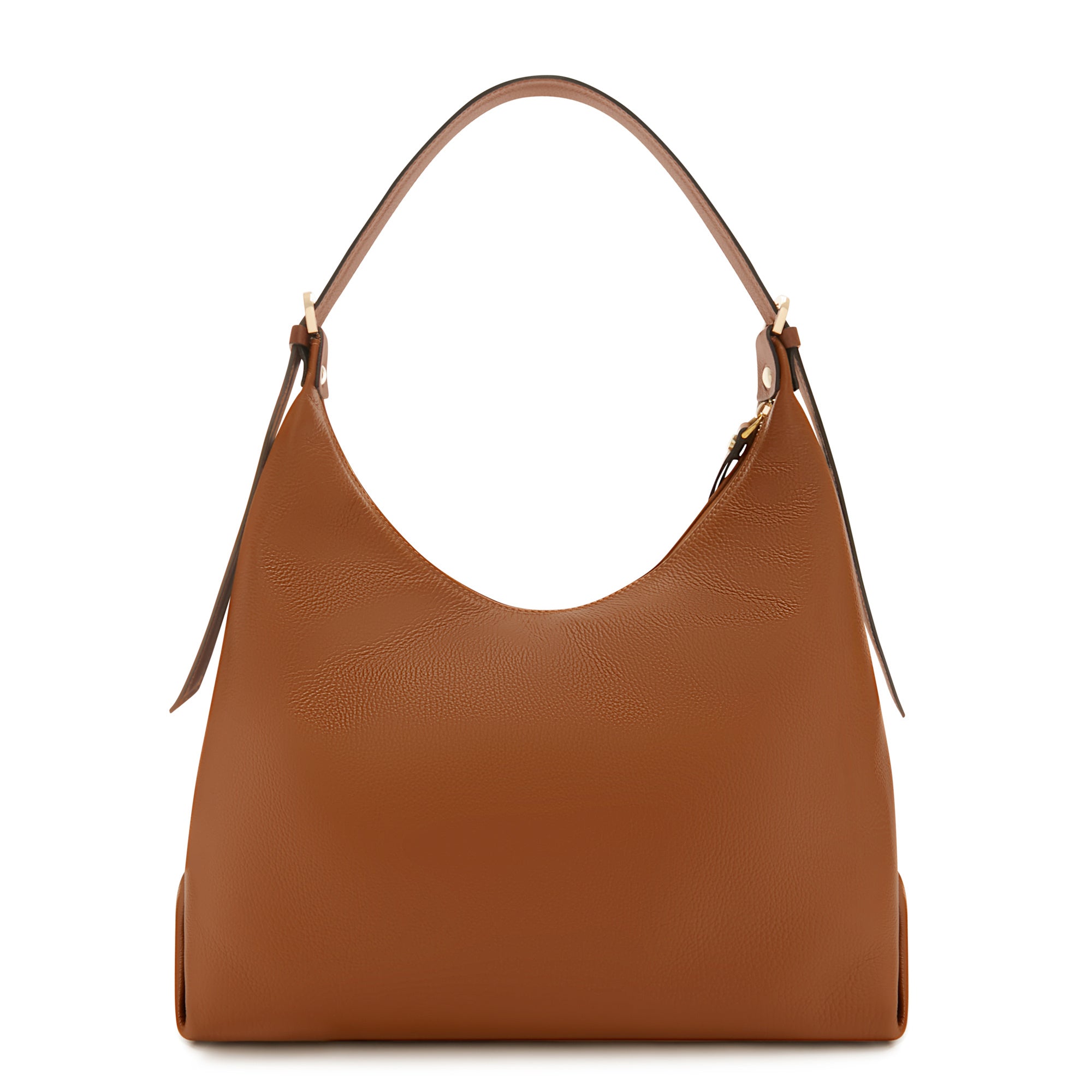 Honoré Muriel cognac calfskin leather shoulder bag