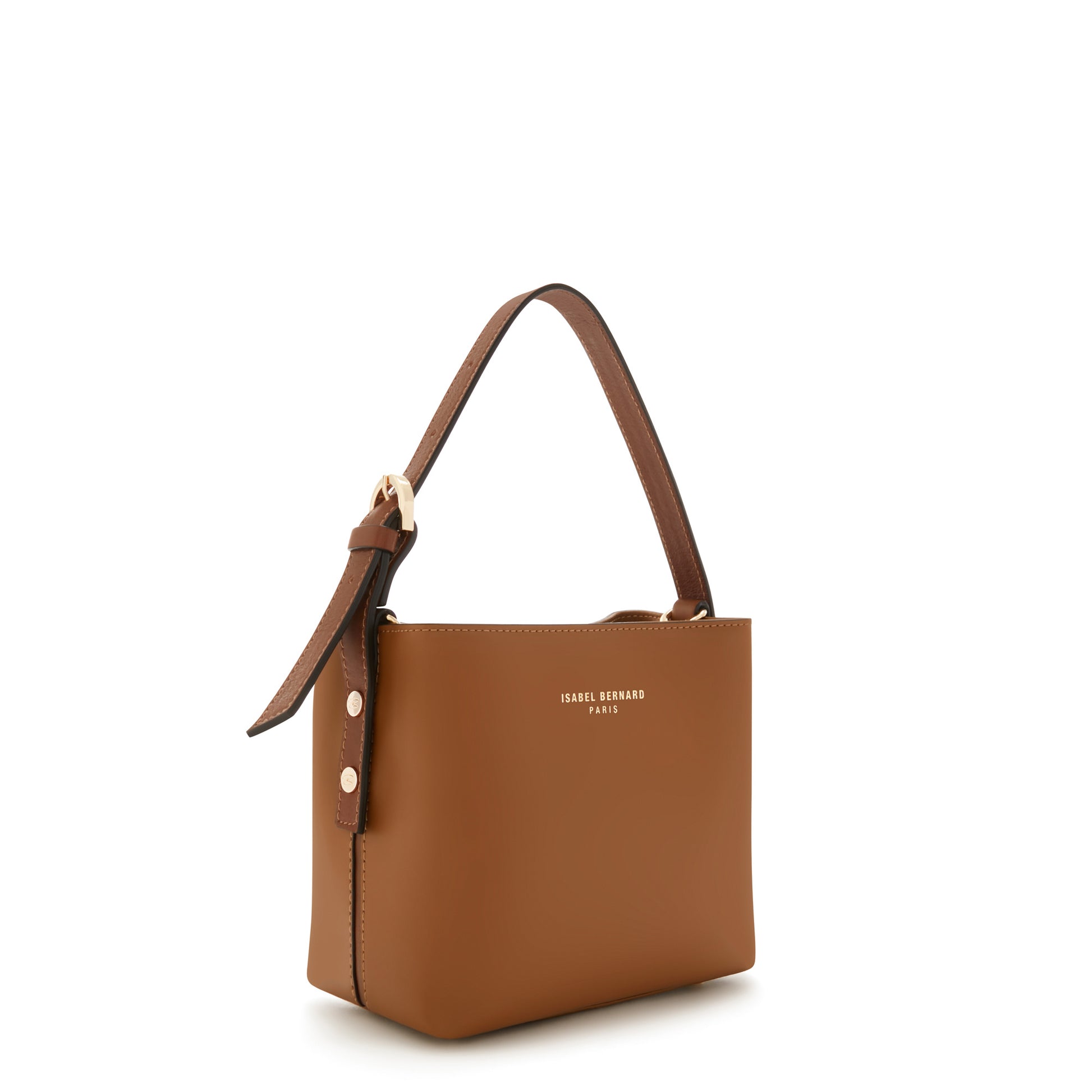 Honoré Adriane Mini cognac leather handbag calfskin leather -  - Isabel Bernard