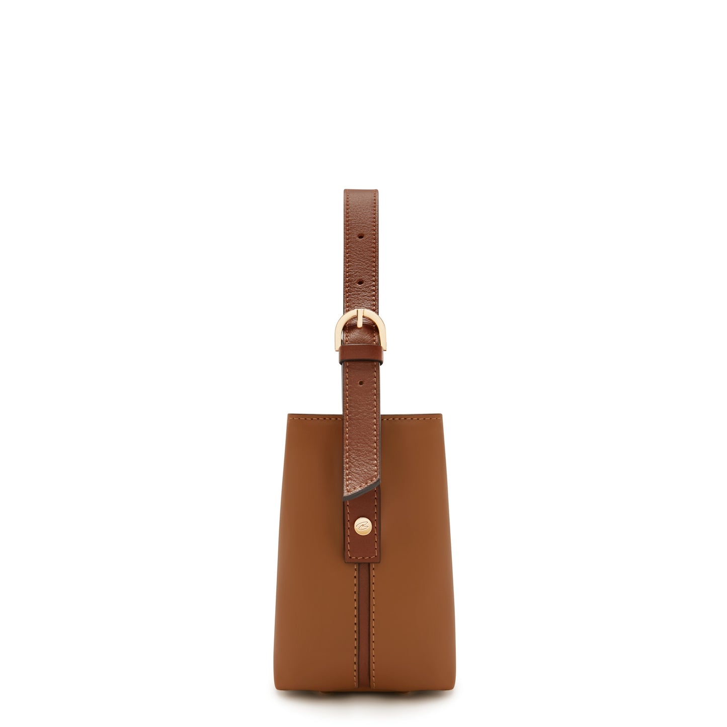 Honoré Adriane Mini cognac leather handbag calfskin leather -  - Isabel Bernard