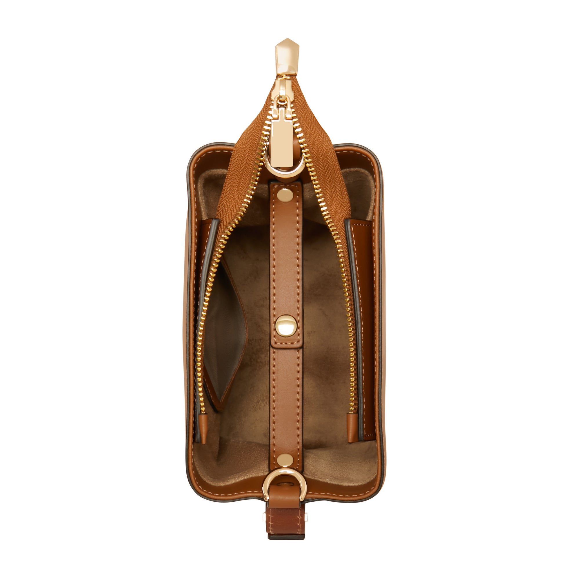 Honoré Adriane Mini cognac leather handbag calfskin leather -  - Isabel Bernard