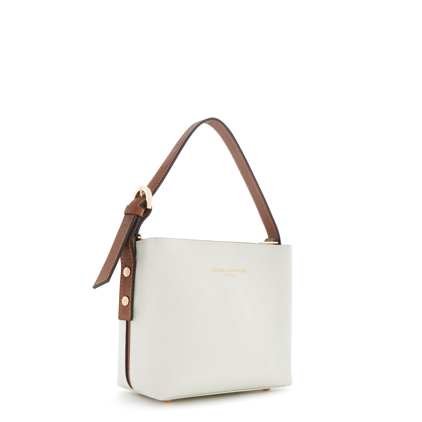 Honoré Adriane Mini white leather handbag calfskin leather -  - Isabel Bernard