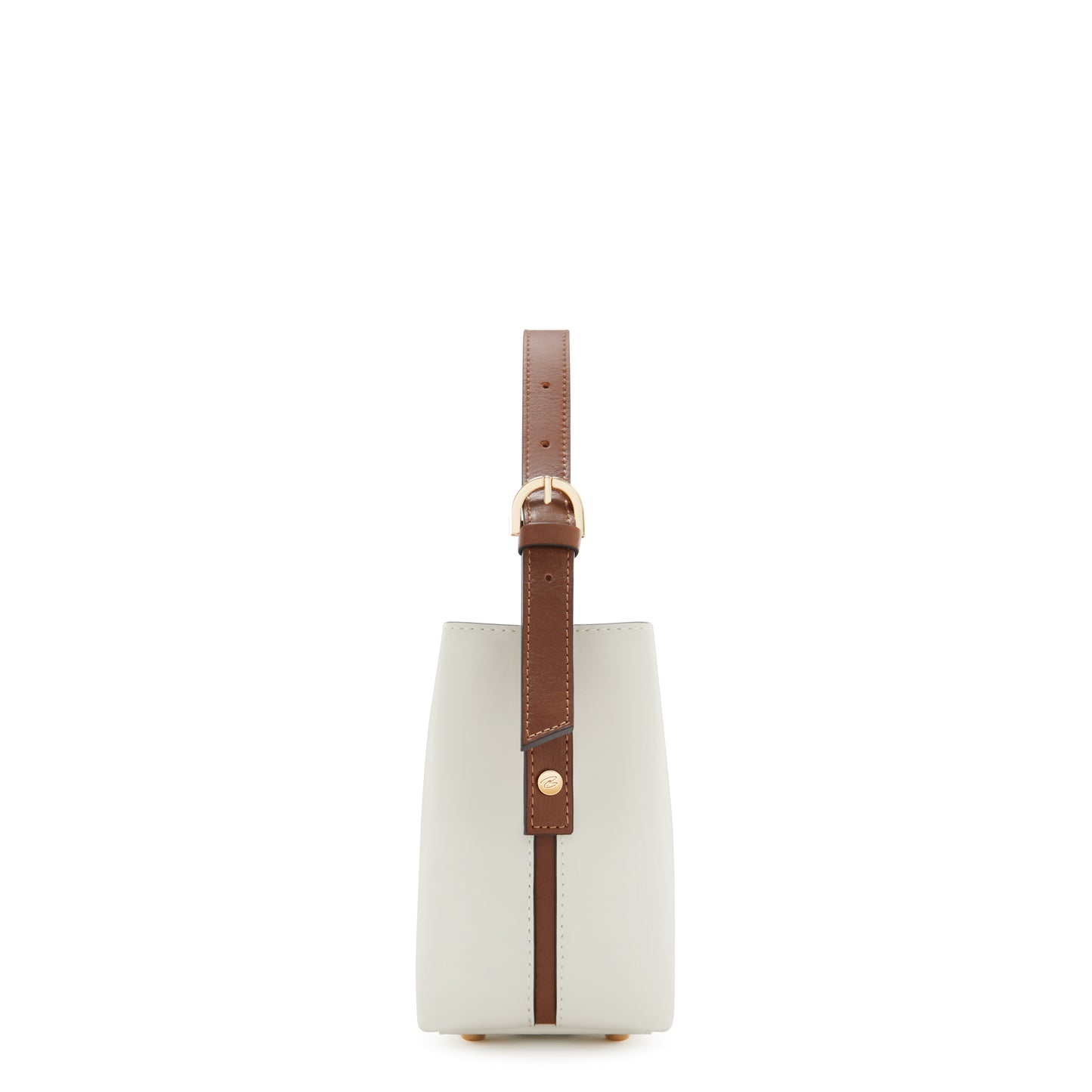 Honoré Adriane Mini white leather handbag calfskin leather -  - Isabel Bernard