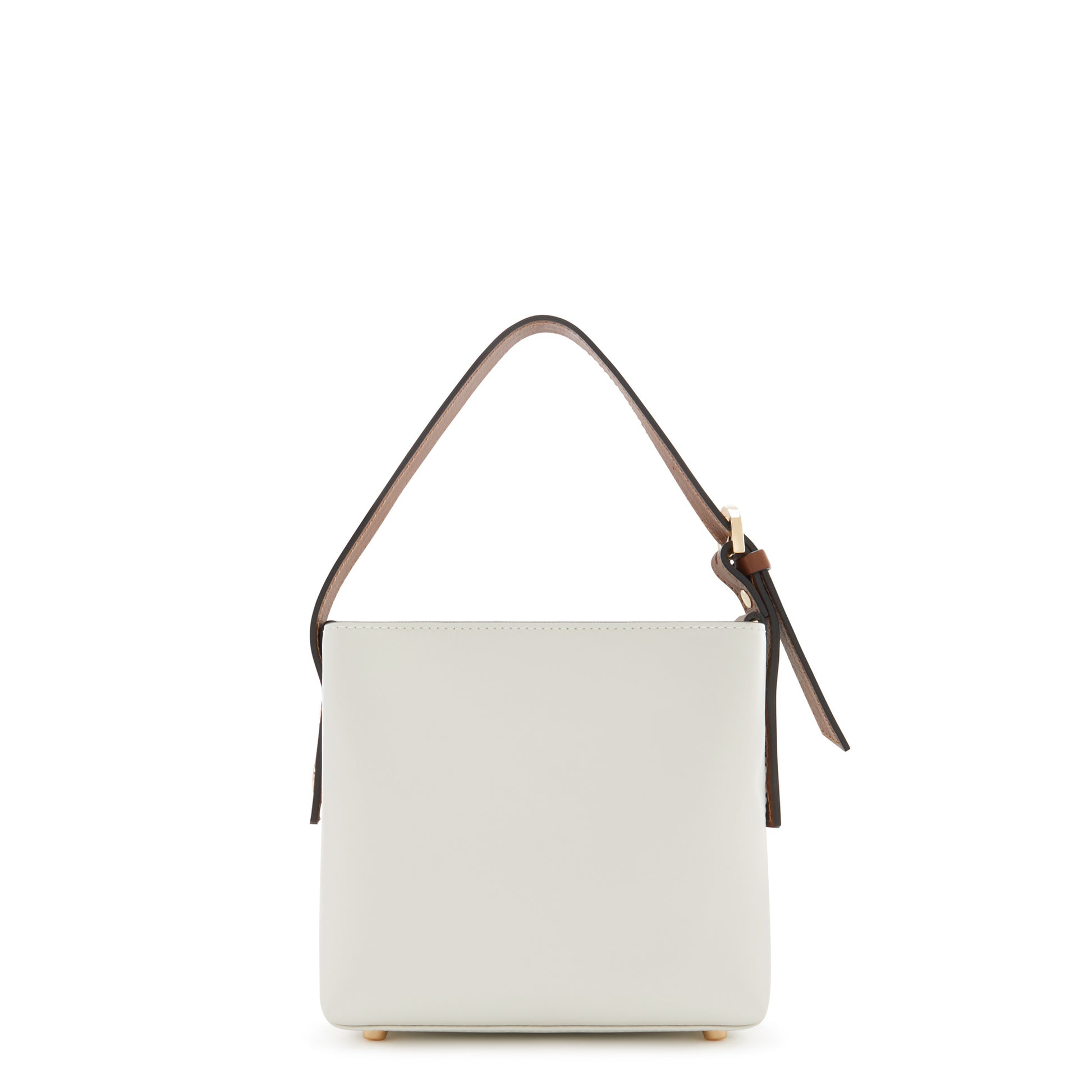 Honoré Adriane Mini white leather handbag calfskin leather -  - Isabel Bernard