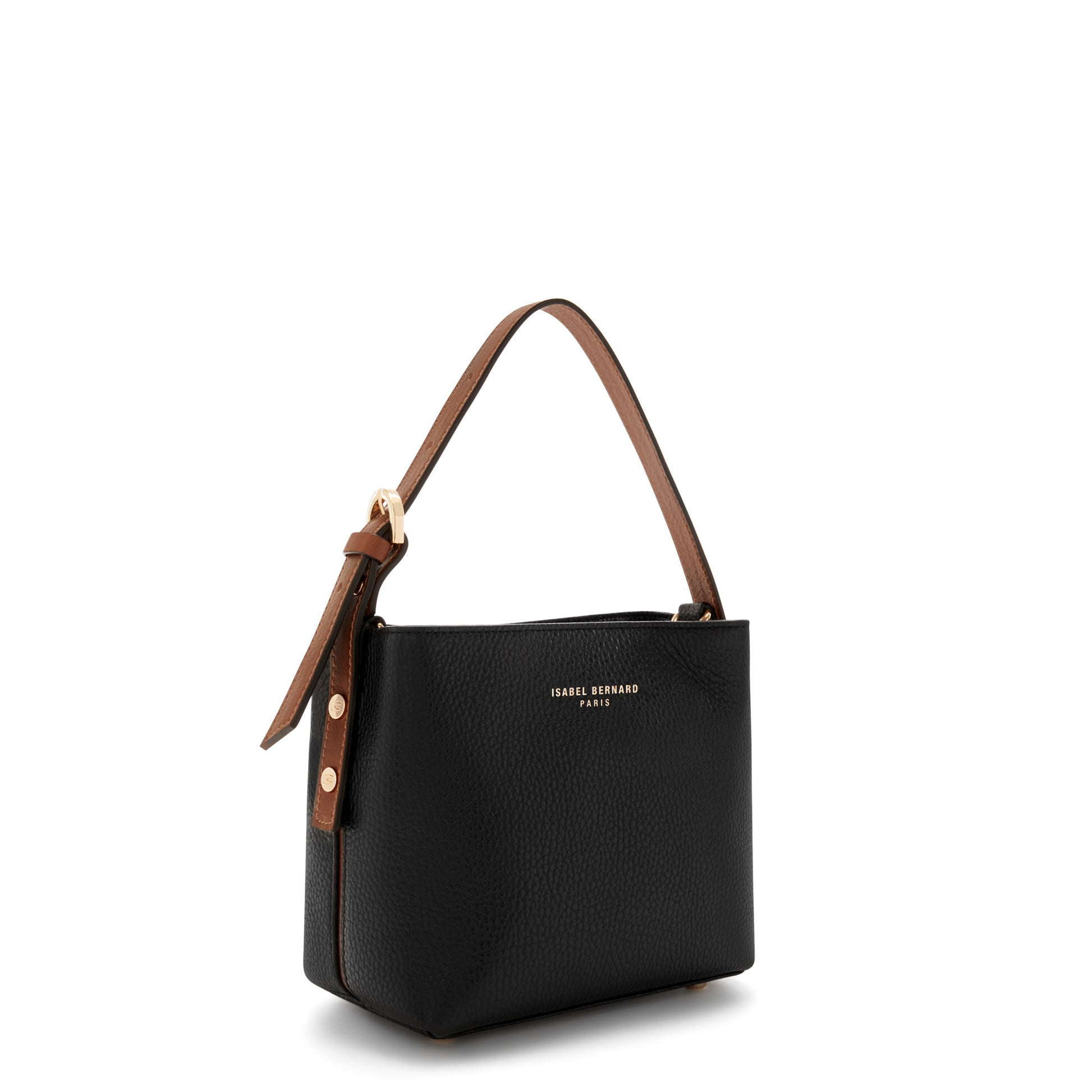 Honoré Adriane Mini black leather handbag calfskin leather -  - Isabel Bernard