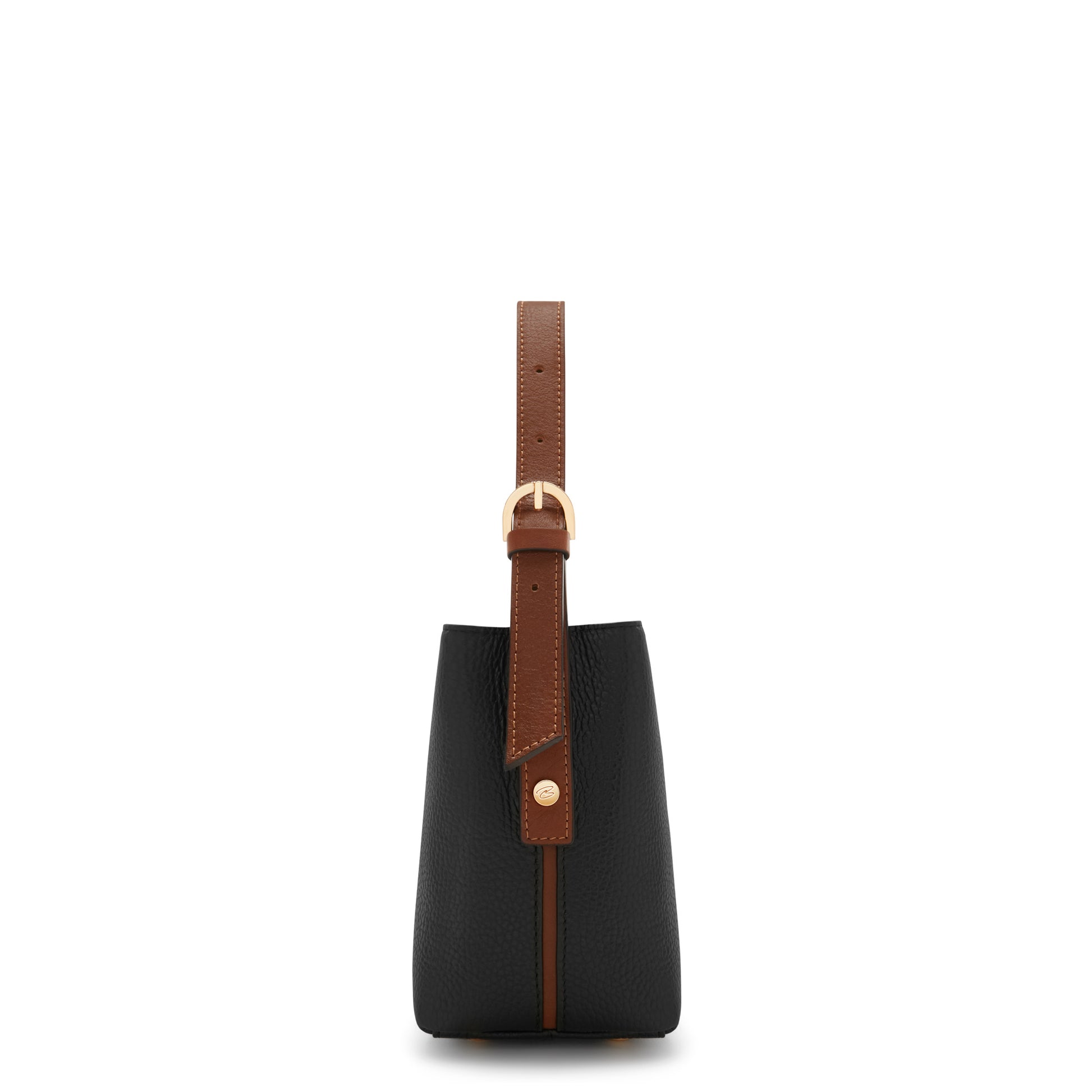 Honoré Adriane Mini black leather handbag calfskin leather -  - Isabel Bernard