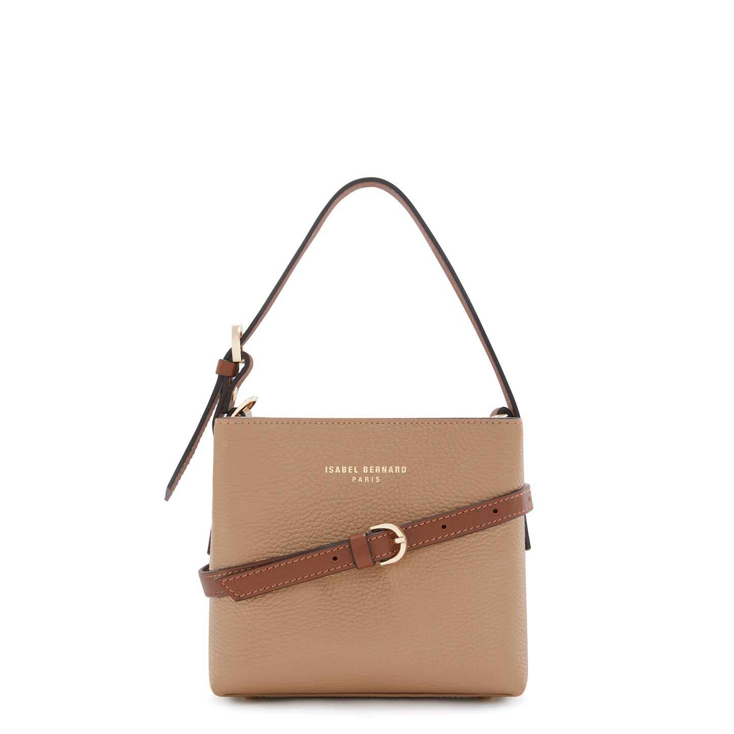 Honoré Adriane Mini beige leather handbag calfskin leather -  - Isabel Bernard