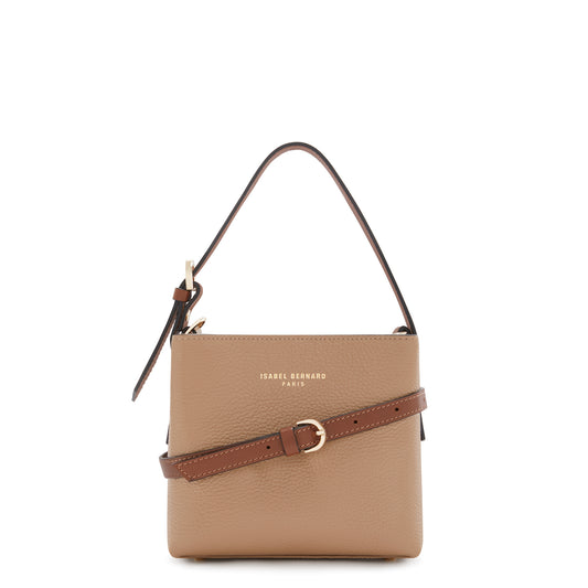 Honoré Adriane Mini beige leather handbag calfskin leather -  - Isabel Bernard