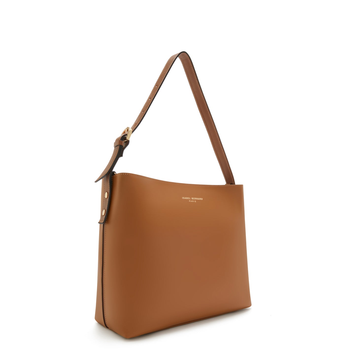 Honoré Adriane Midi cognac leather shoulder bag calfskin leather -  - Isabel Bernard