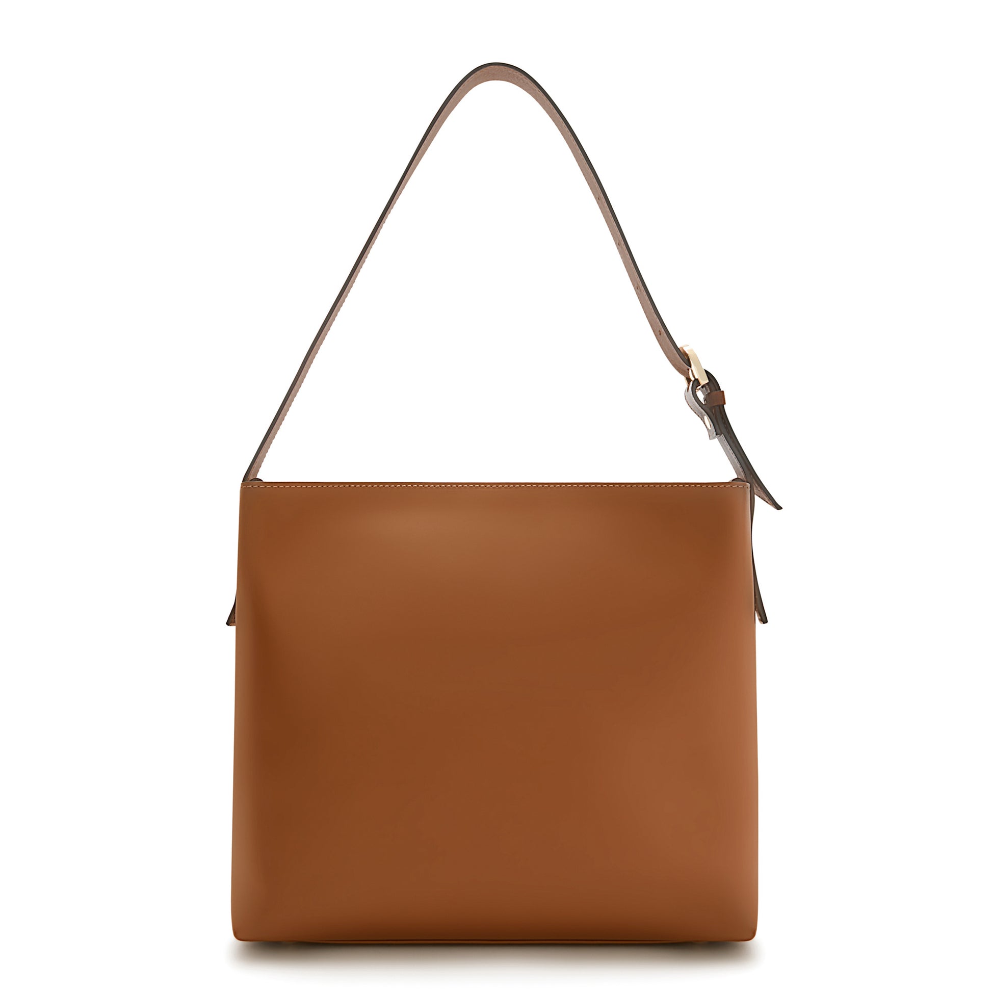 Honoré Adriane Midi cognac leather shoulder bag calfskin leather -  - Isabel Bernard