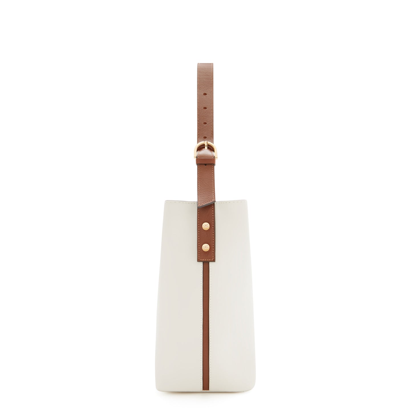 Honoré Adriane Midi white leather shoulder bag calfskin leather -  - Isabel Bernard