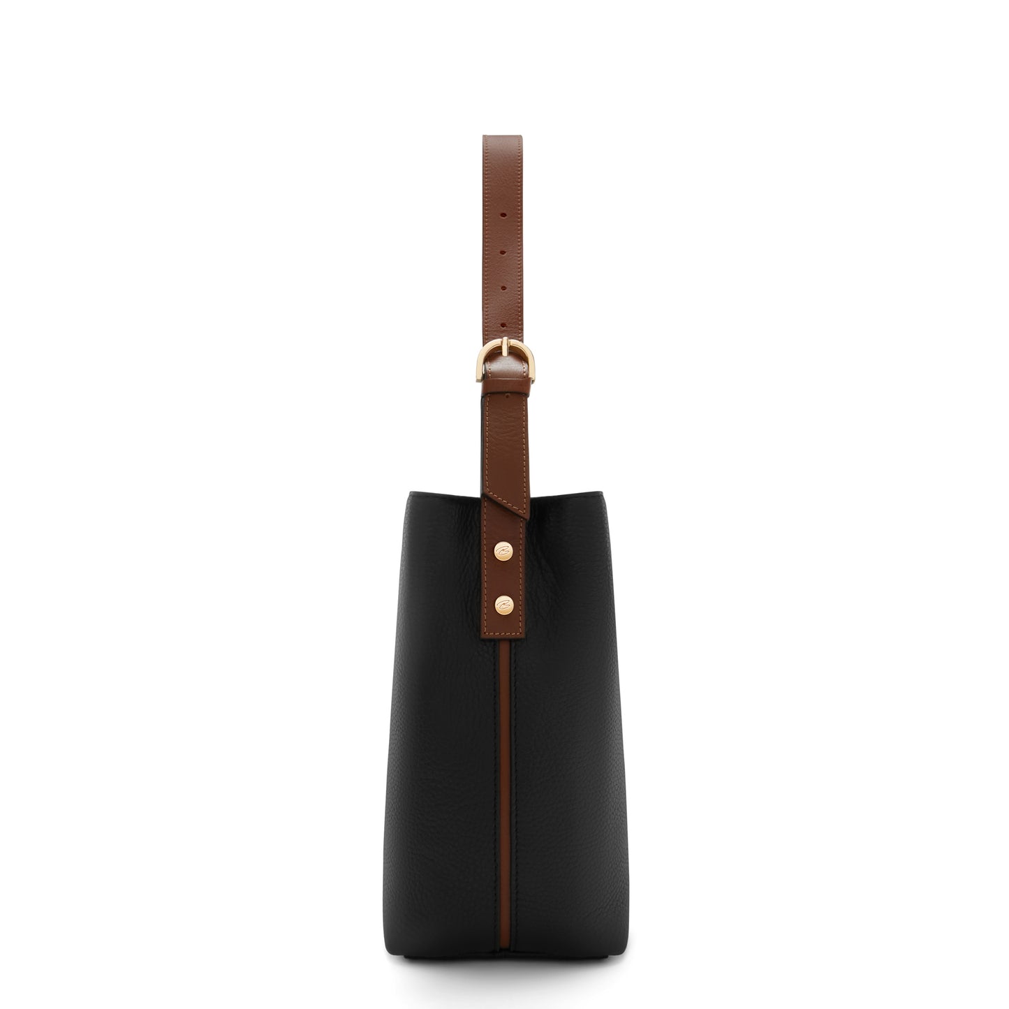 Honoré Adriane Midi black leather shoulder bag calfskin leather -  - Isabel Bernard