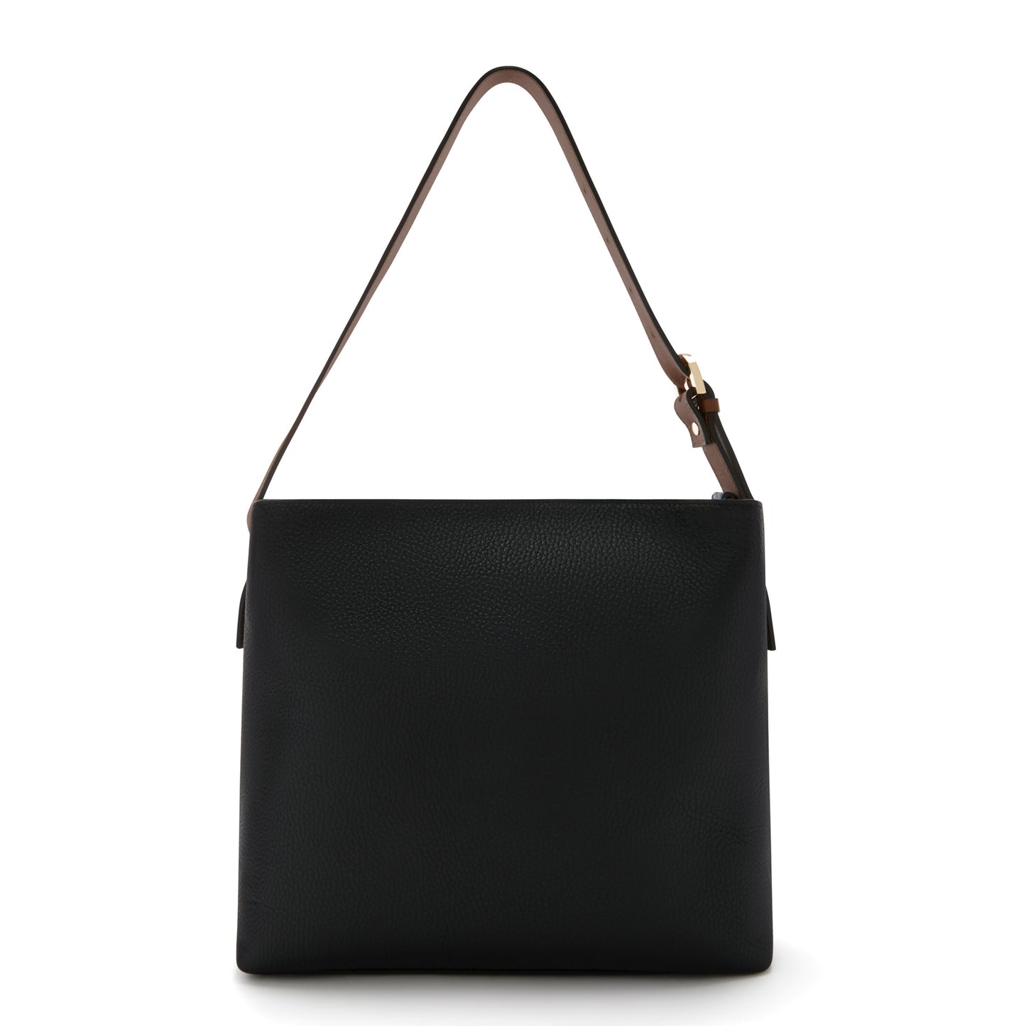 Honoré Adriane Midi black leather shoulder bag calfskin leather -  - Isabel Bernard