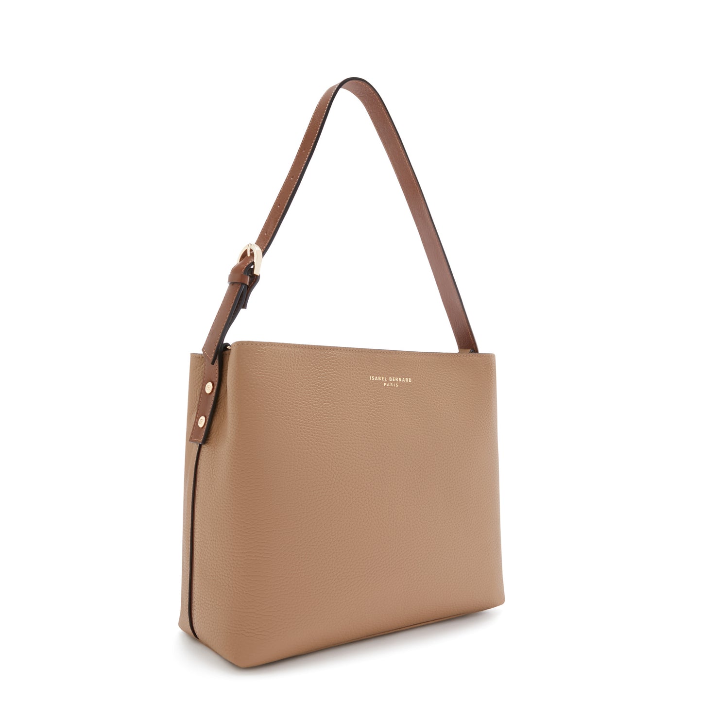 Honoré Adriane Midi beige leather shoulder bag calfskin leather -  - Isabel Bernard