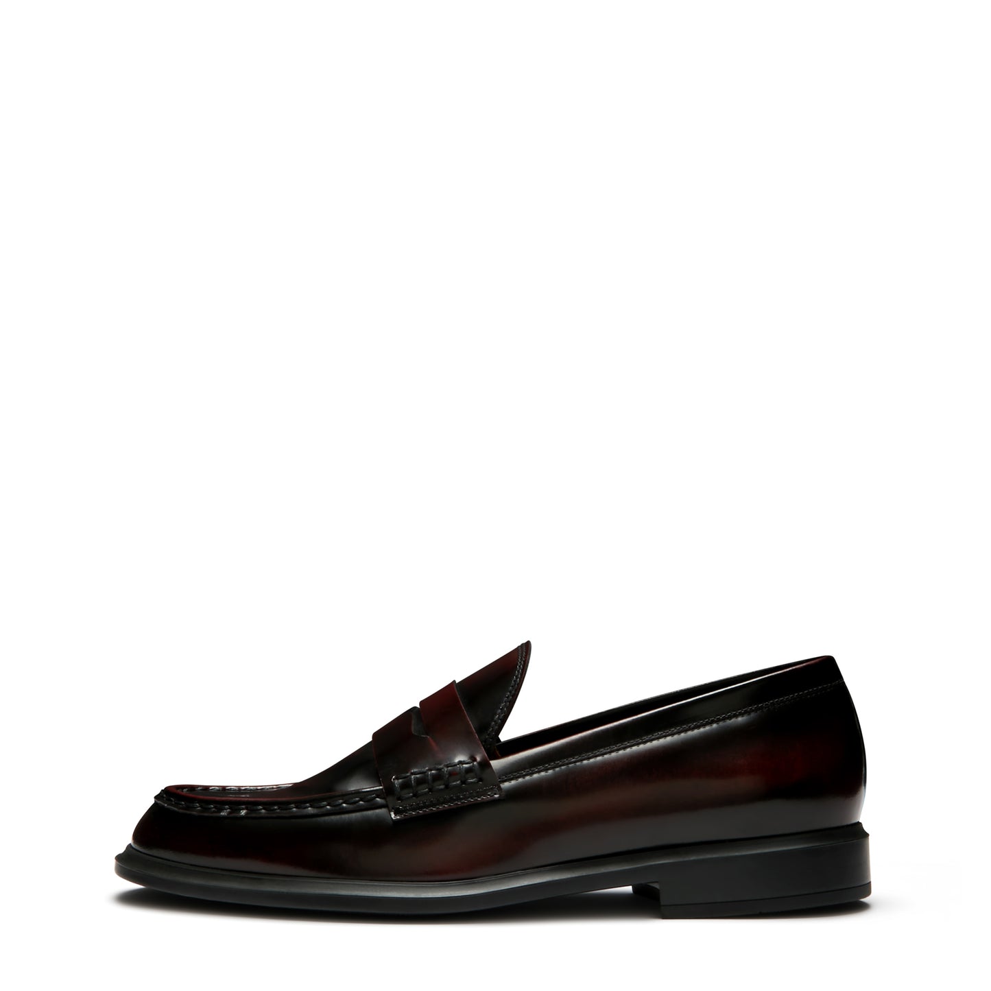 Vendôme Blandine bordeaux spazzolato leather loafers -  - Isabel Bernard