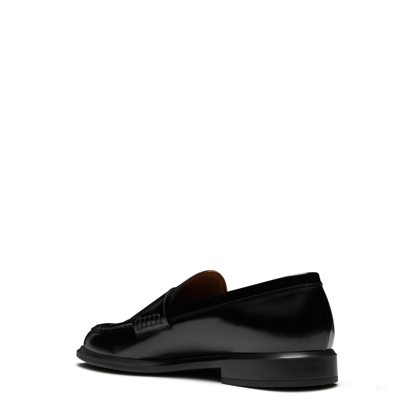 Vendôme Blandine black spazzolato leather loafers -  - Isabel Bernard