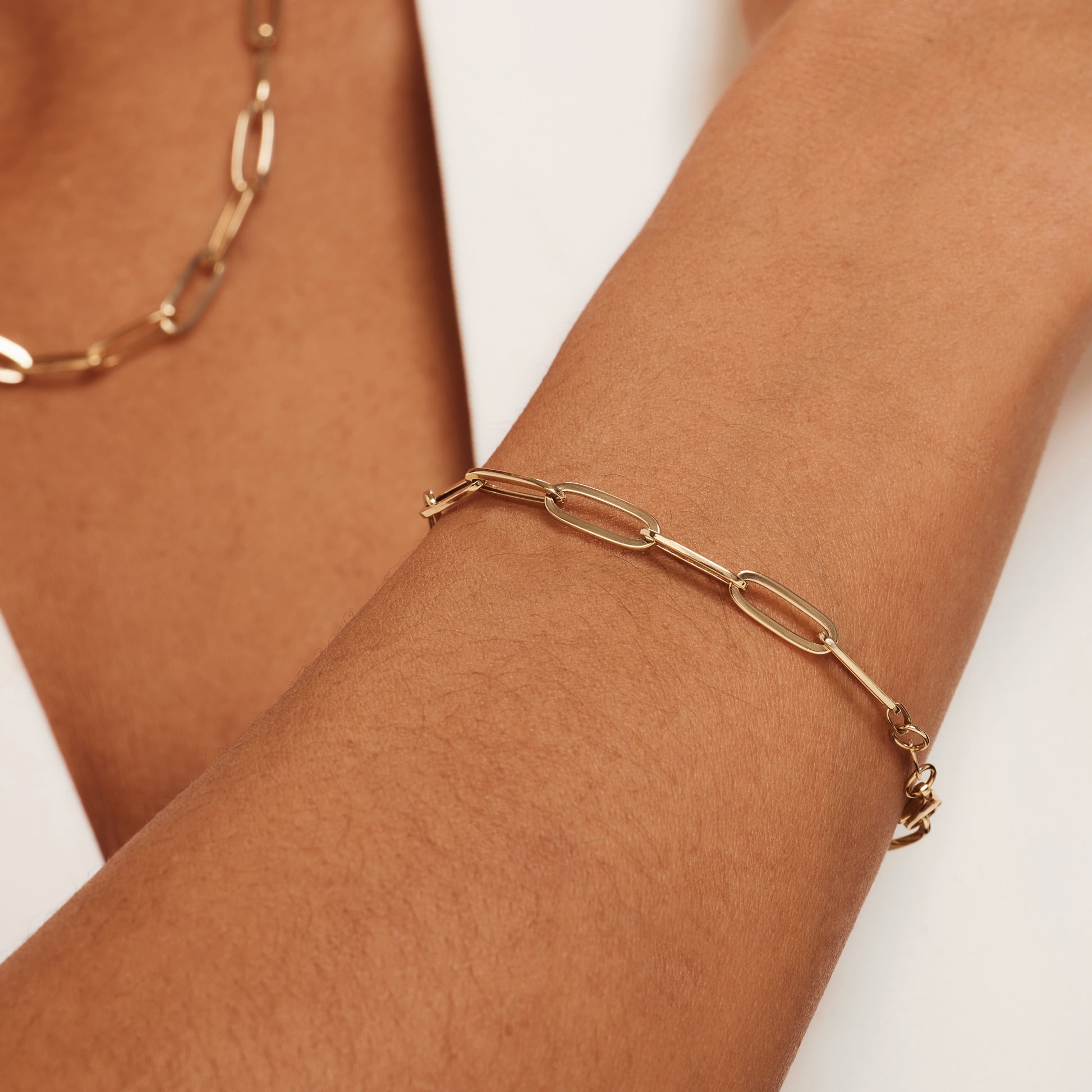 Aidee Odile 14 karat gold link bracelet - - Isabel Bernard