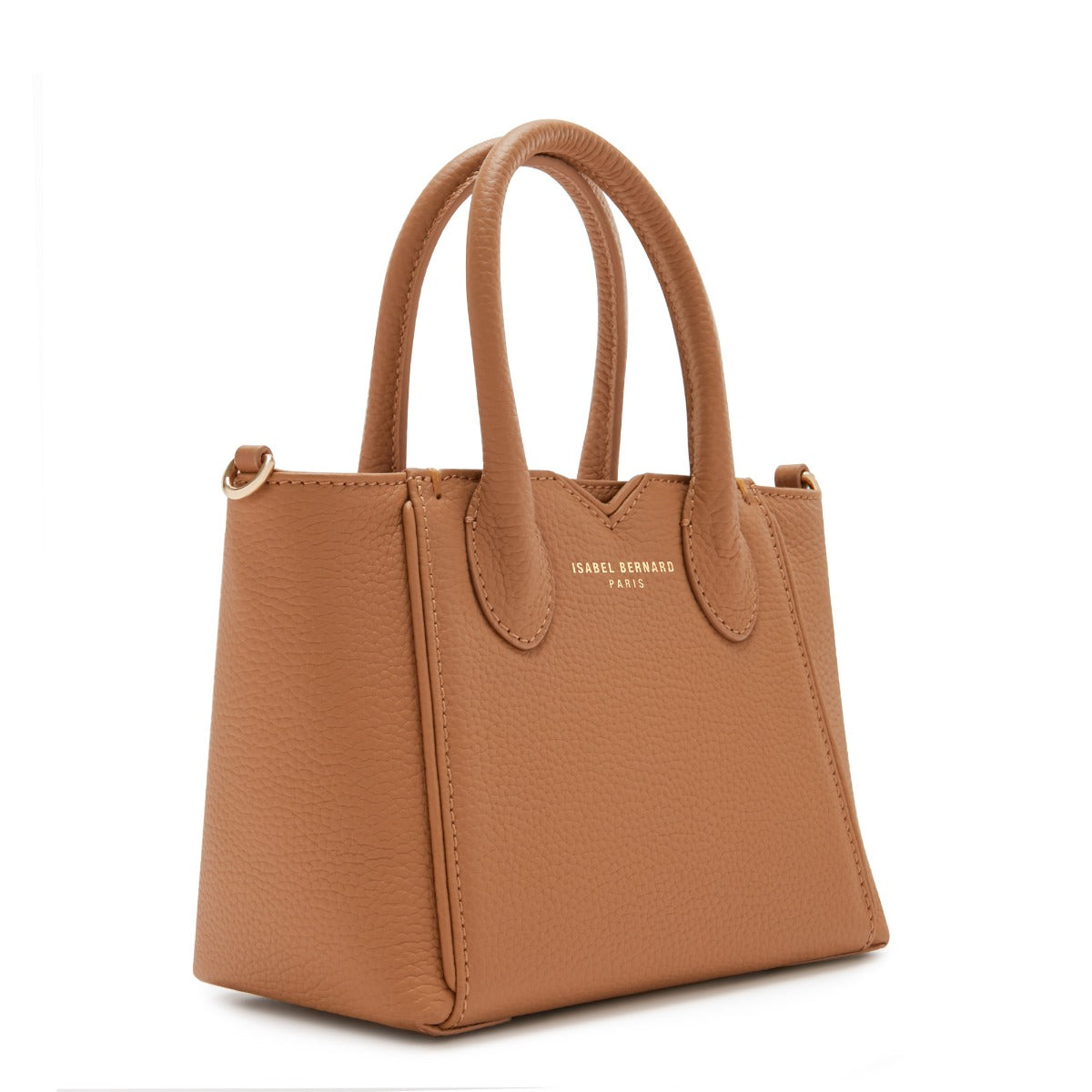 Cadeau d'Isabel camel calfskin leather handbag and card holder gift set - - Isabel Bernard