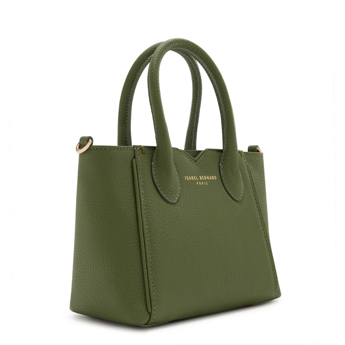 Cadeau d'Isabel green calfskin leather handbag and zipper wallet gift set - - Isabel Bernard