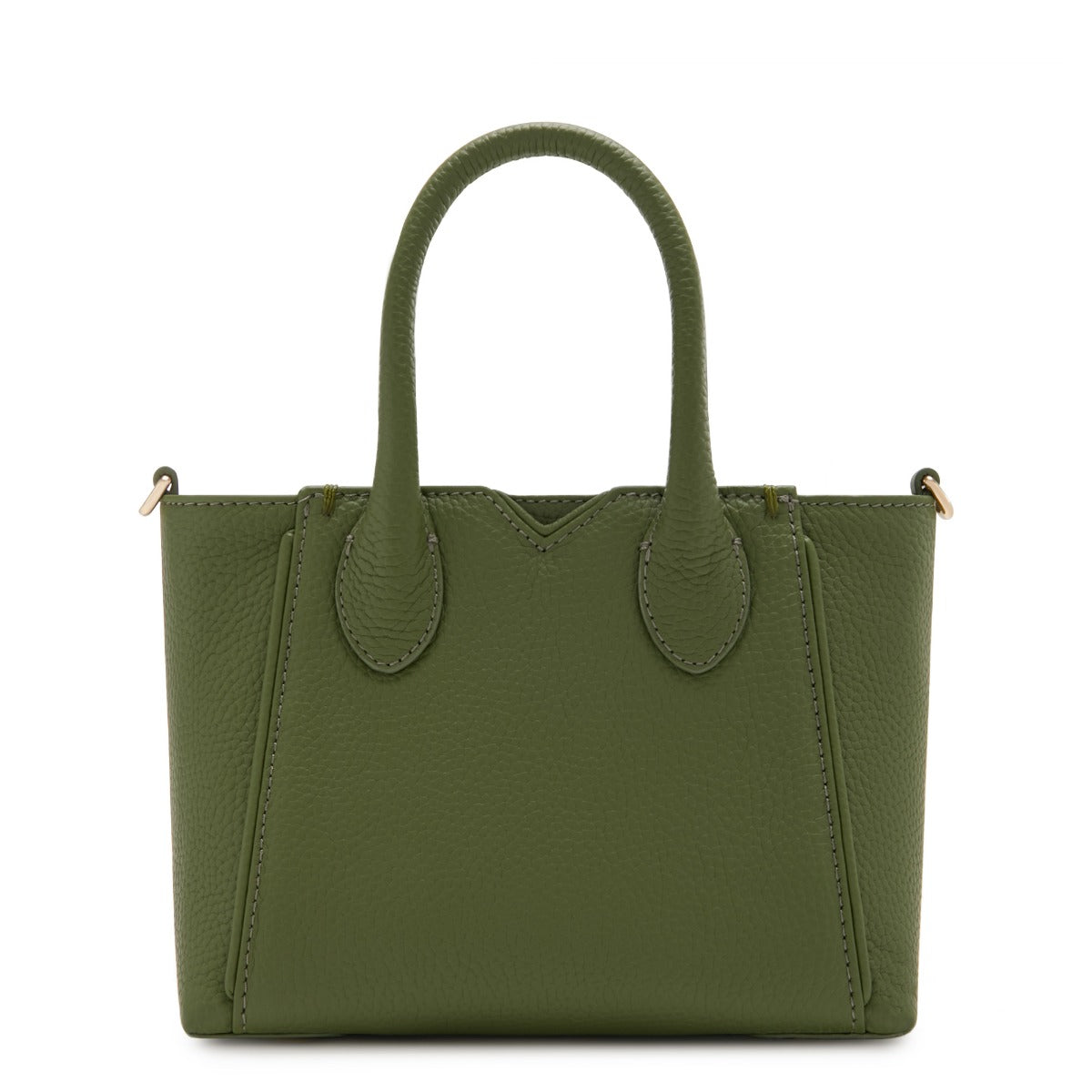 Cadeau d'Isabel green calfskin leather handbag and zipper wallet gift set - - Isabel Bernard