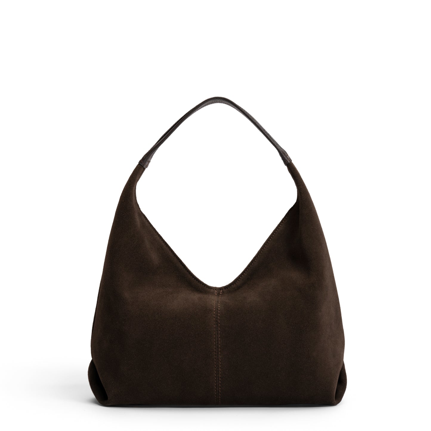 Honoré Grace mini dark brown suede handbag - - Isabel Bernard