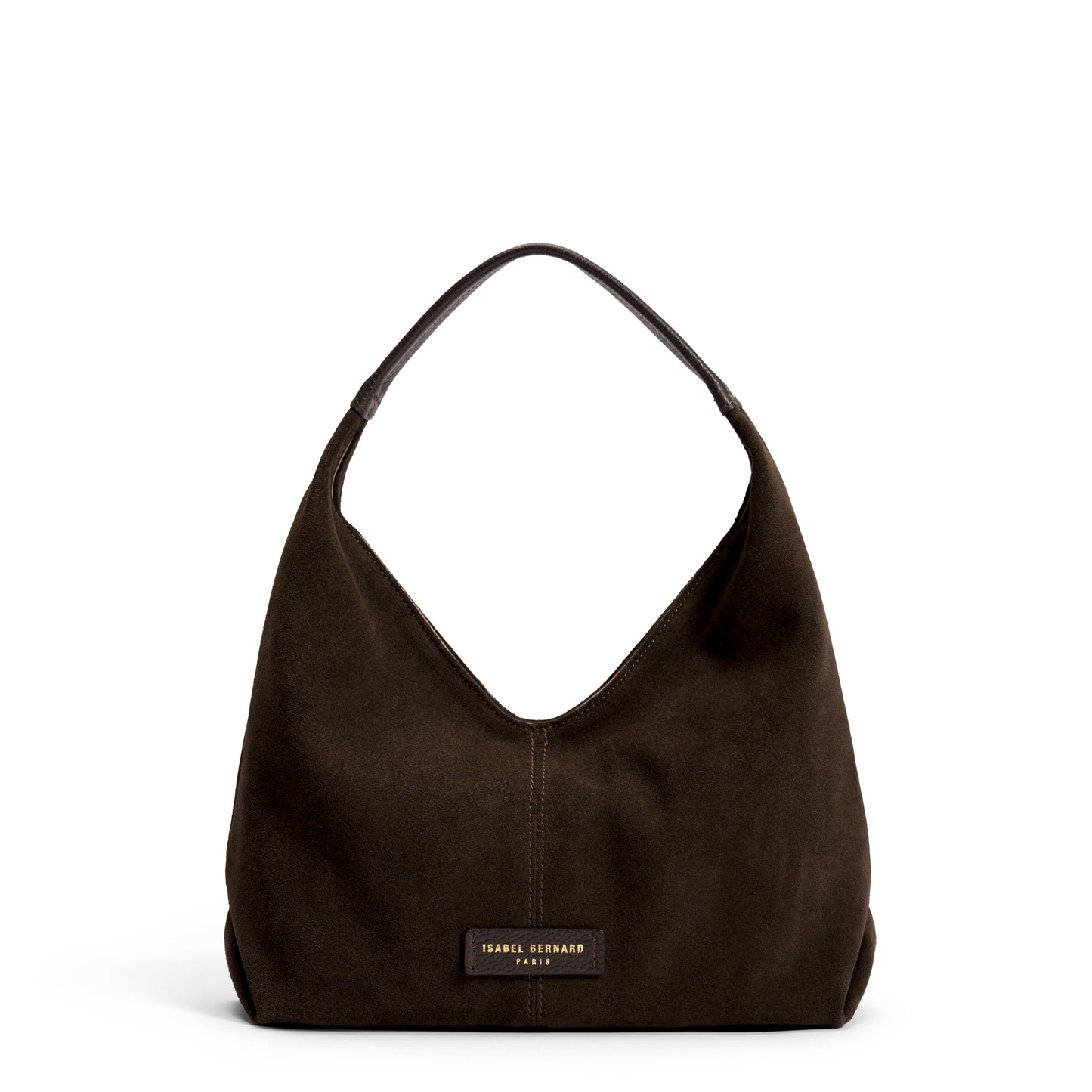 Honoré Grace mini dark brown suede handbag - - Isabel Bernard