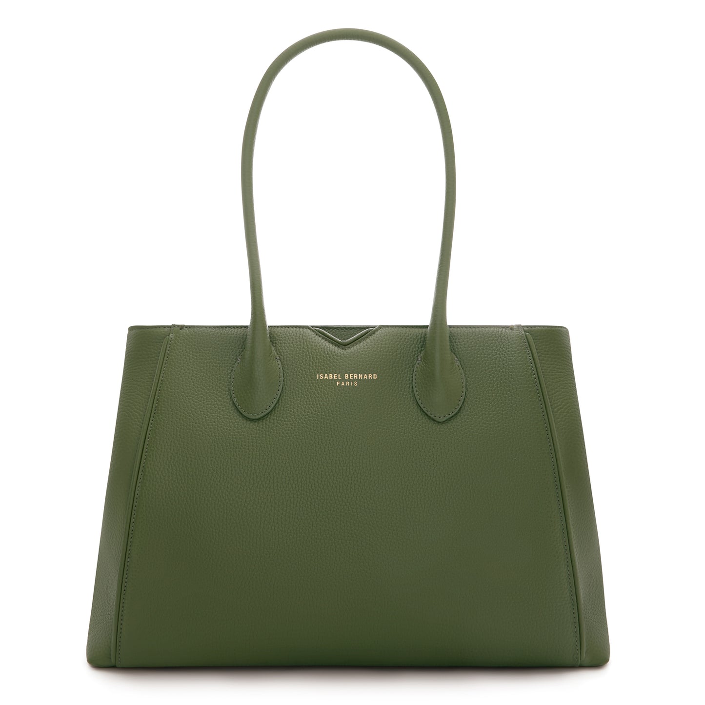 Cadeau d'Isabel green calfskin leather handbag and zipper wallet gift set - - Isabel Bernard