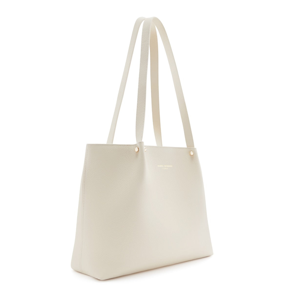 Cadeau d'Isabel cream calfskin leather shopper and zipper wallet gift set - - Isabel Bernard