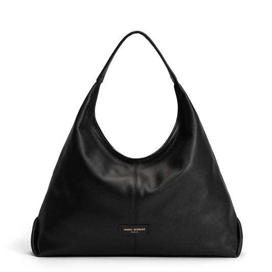 Honoré Grace black calfskin leather shoulder bag - - Isabel Bernard