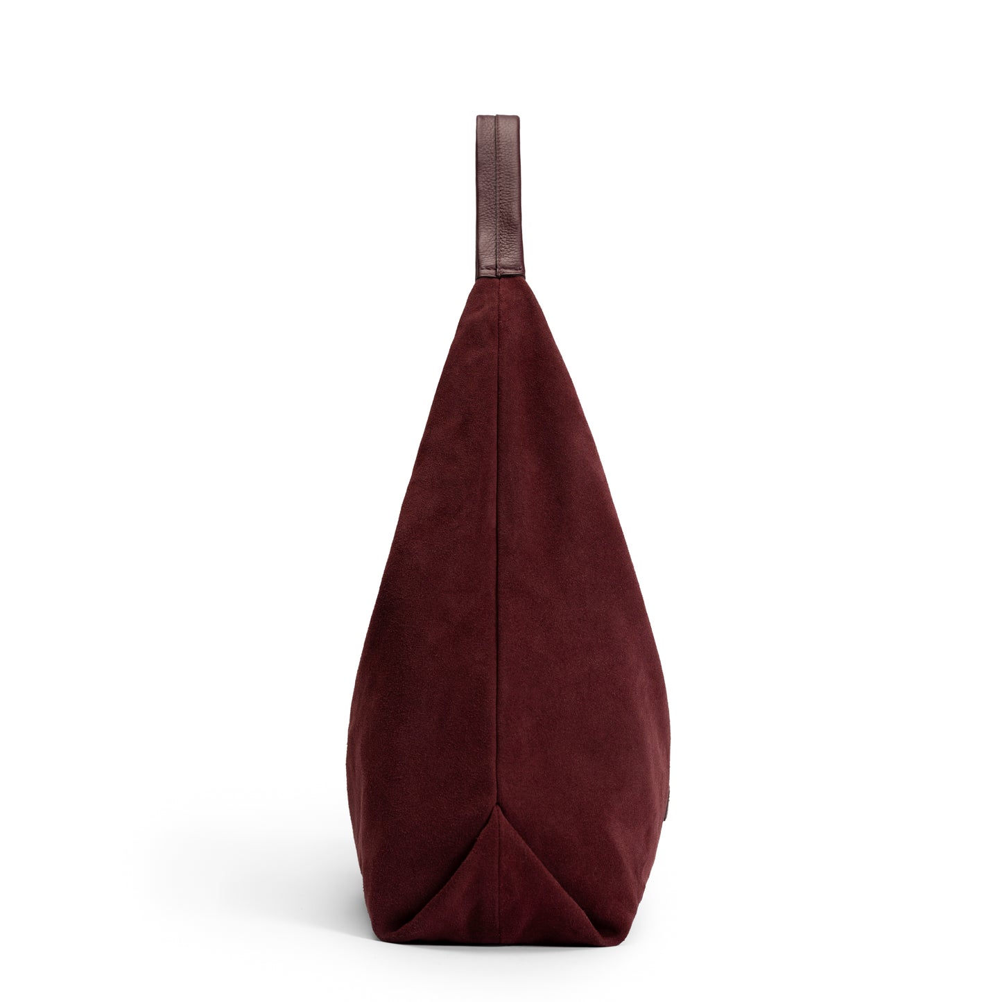 Honoré Grace dark bordeaux suede shoulder bag - - Isabel Bernard