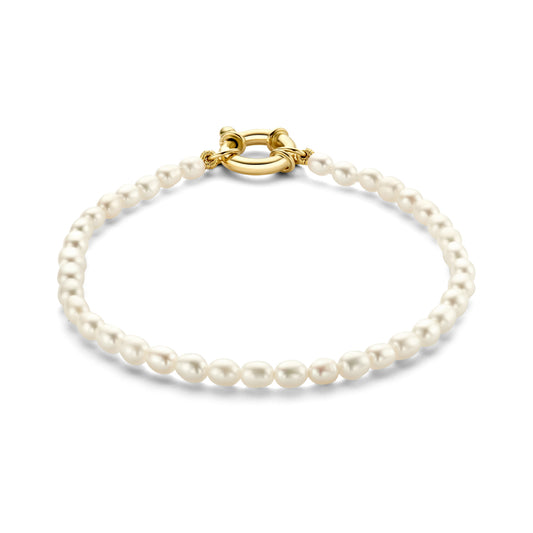 Aidee Marissa 14 karat gold bracelet with freshwater pearls -  - Isabel Bernard