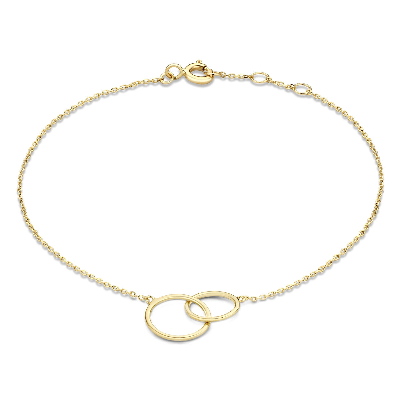 Le Marais Loulou 14 karat gold bracelet with rings -  - Isabel Bernard