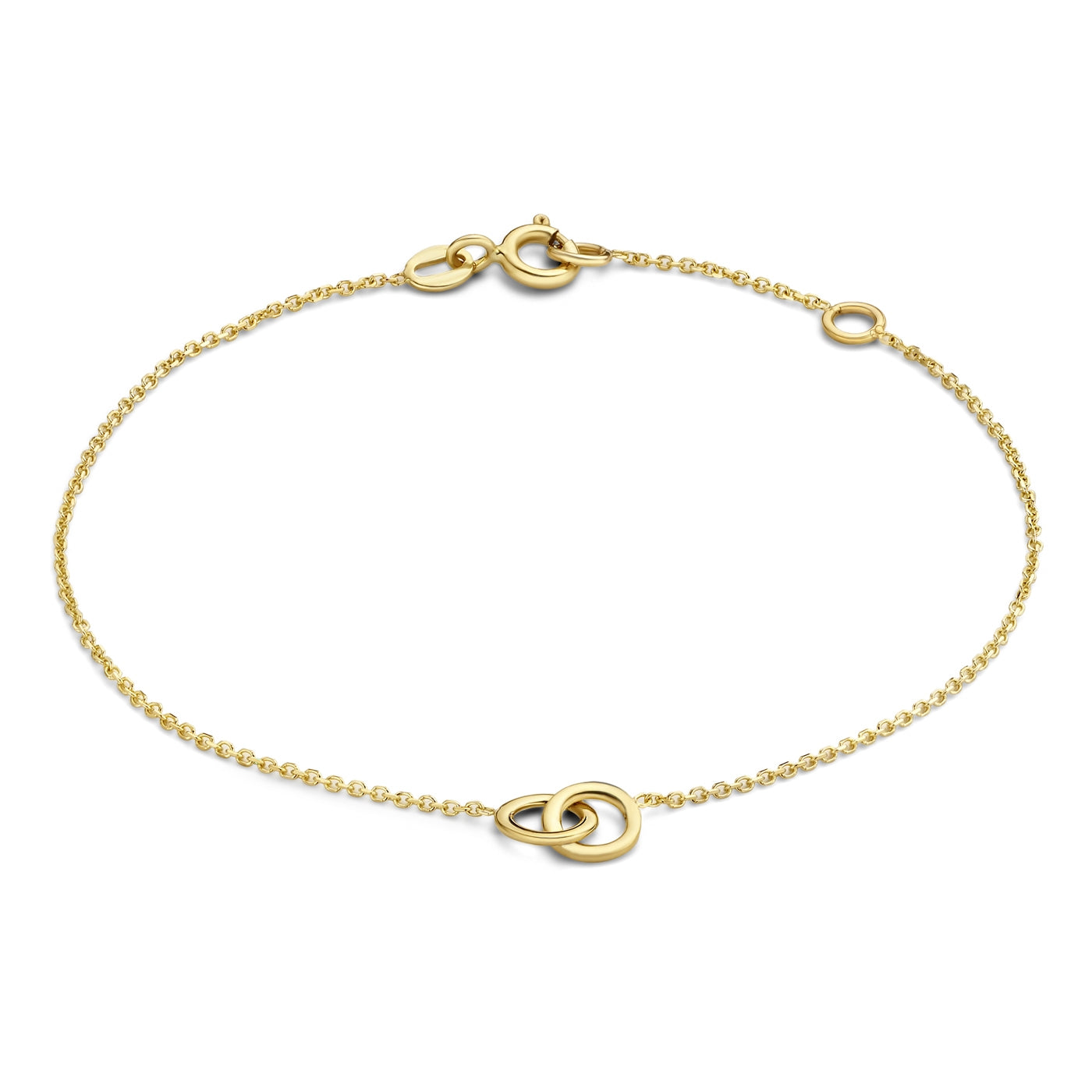 Le Marais Zoé 14 karat gold bracelet with rings -  - Isabel Bernard