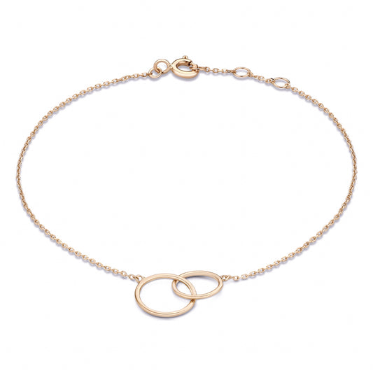 La Concorde Loulou 14 karat rose gold bracelet with circles -  - Isabel Bernard