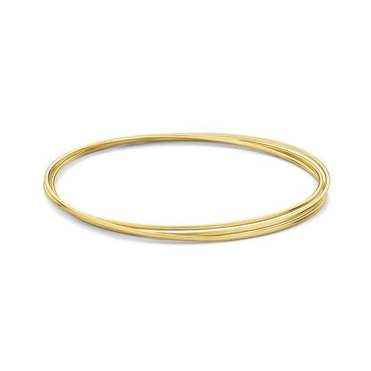 Cour d'Honneur Adora 14 karat gold bangles with 3 bracelets -  - Isabel Bernard