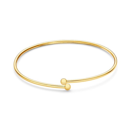 Monceau Mirell 14-carat gold bangle - - Isabel Bernard