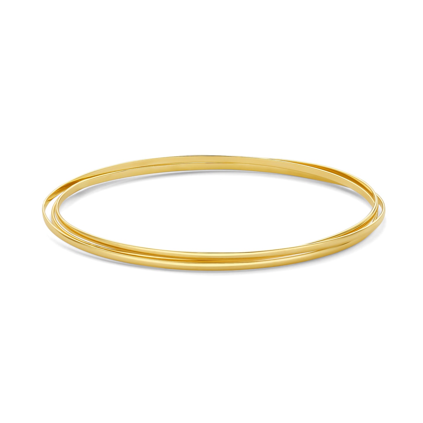 Rivoli Méline 14 karat gold bangles with 3 bracelets - - Isabel Bernard