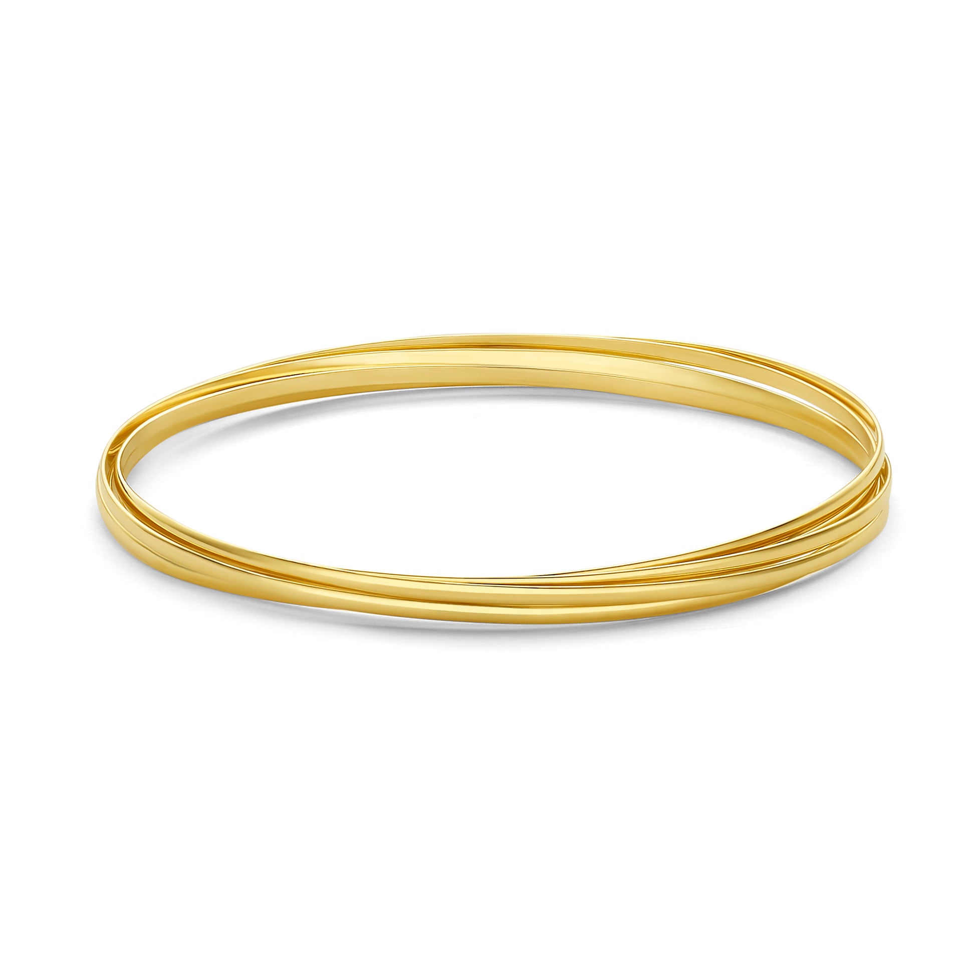 Rivoli Méline 14 karat gold bangles with 5 bracelets - - Isabel Bernard